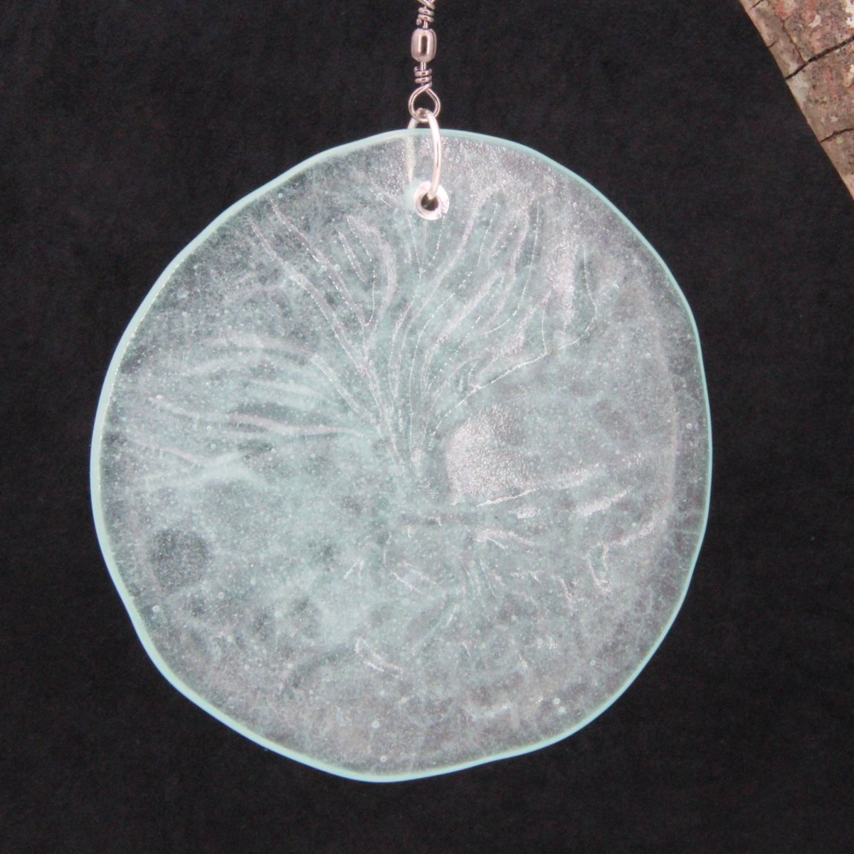 Tree of Life Suncatcher from Upcycled Wine Bottle