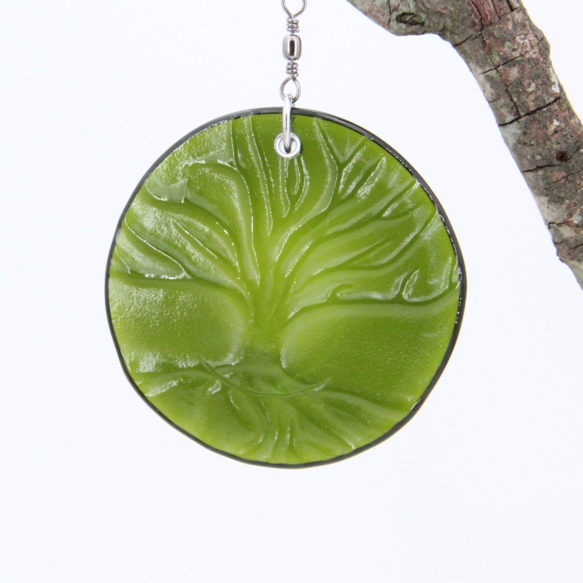 Tree of Life Suncatcher from Upcycled Wine Bottle