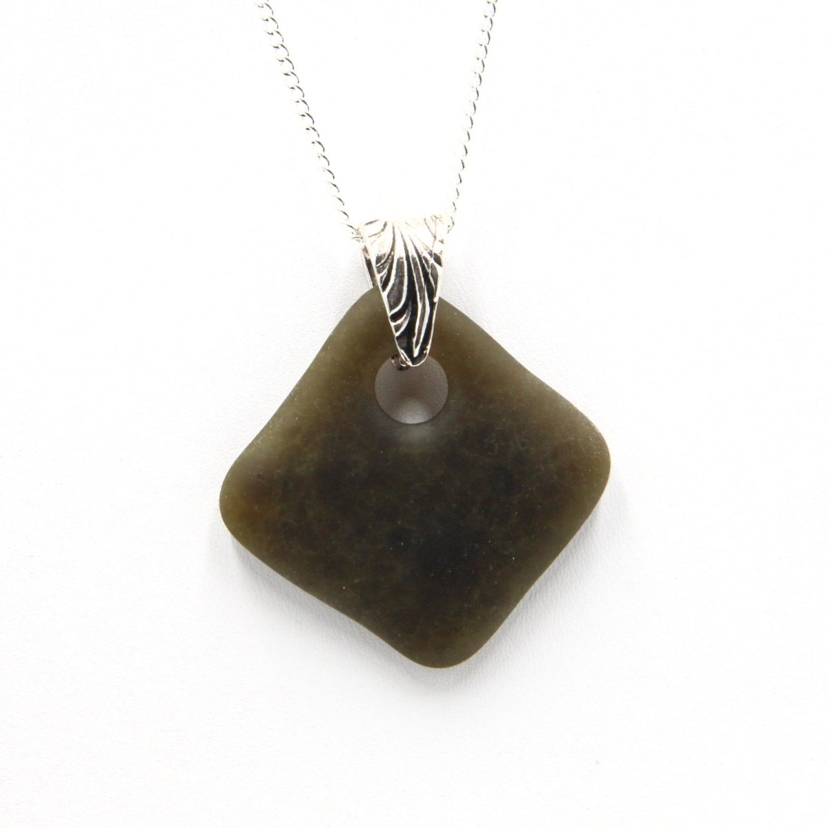 Upcycled Glass Pendant