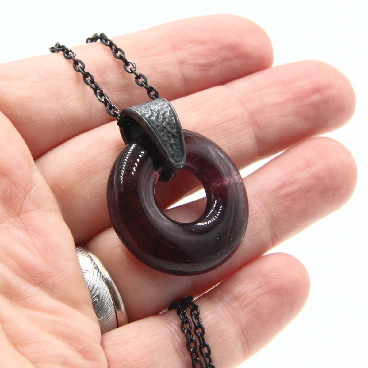 Upcycled Glass Pendant