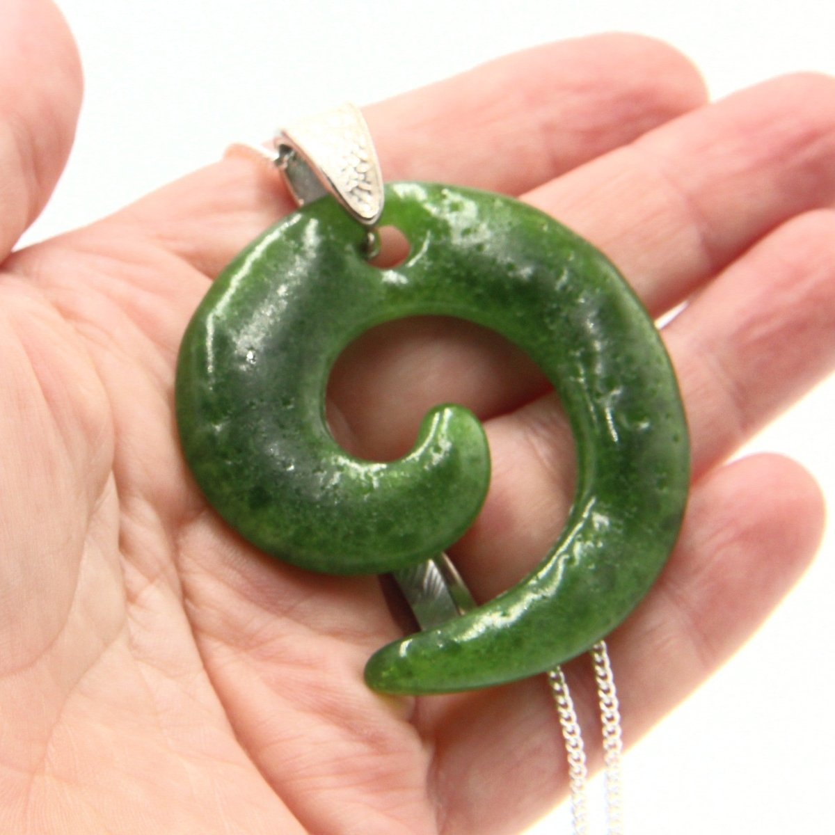 Upcycled Glass Pendant