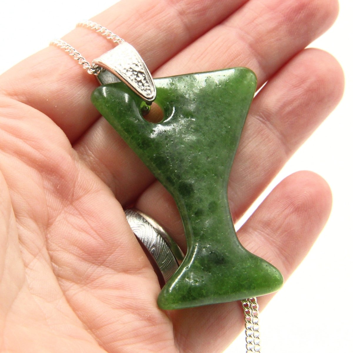Upcycled Glass Pendant