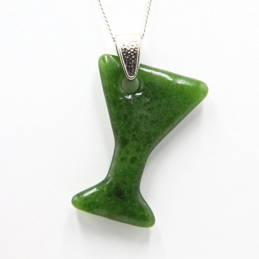 Upcycled Glass Pendant