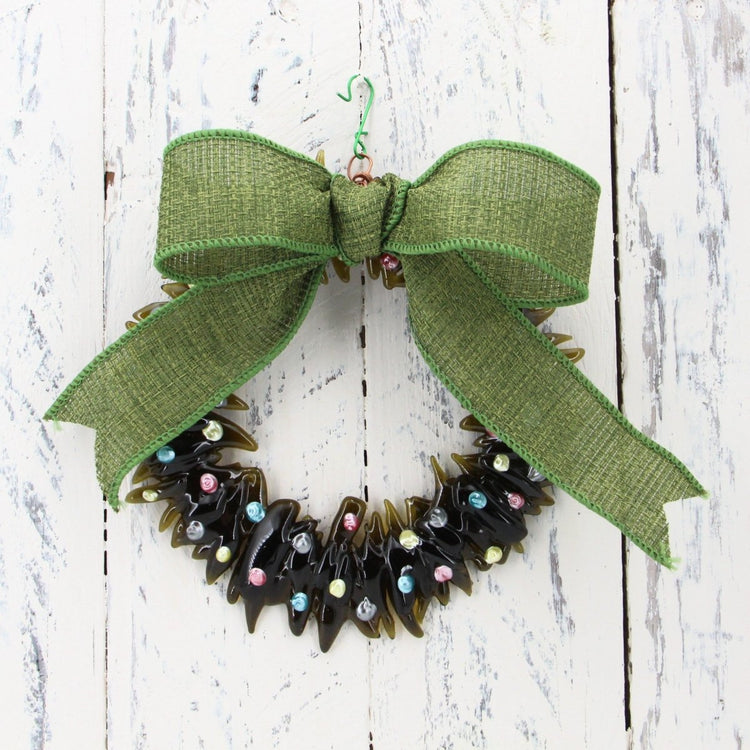 Upcycled Holiday Wreaths
