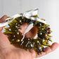 Christmas Tree Wreath from Upcycled Wine Bottle