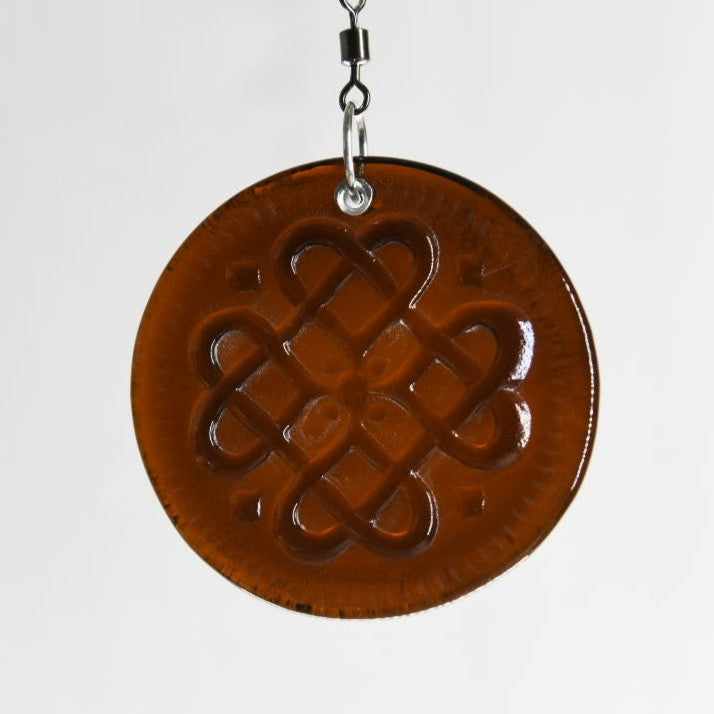 Woven Celtic Hearts Suncatcher