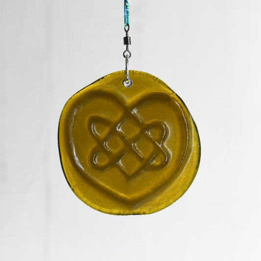 Celtic Knot Heart Suncatcher