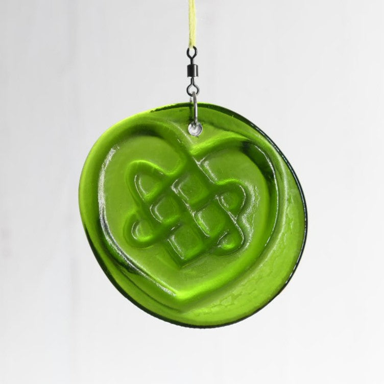 Celtic Knot Heart Suncatcher