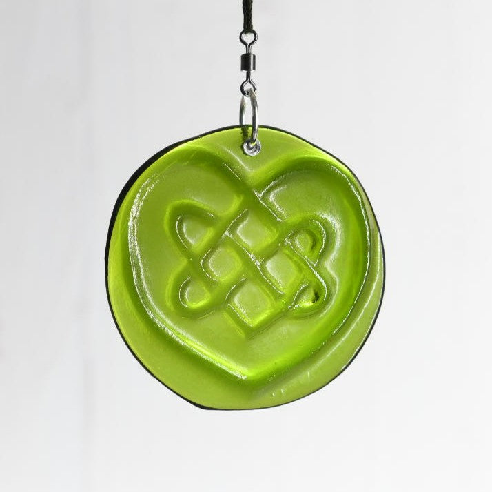 Celtic Knot Heart Suncatcher