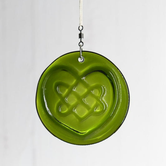 Celtic Knot Heart Suncatcher
