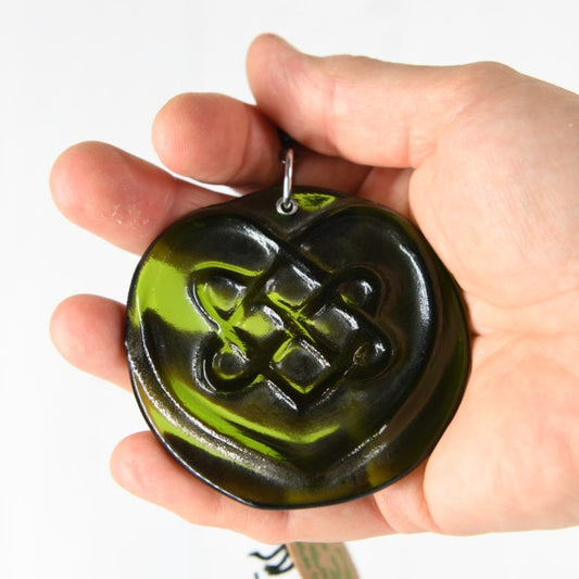 Celtic Knot Heart Suncatcher
