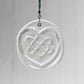 Celtic Knot Heart Suncatcher