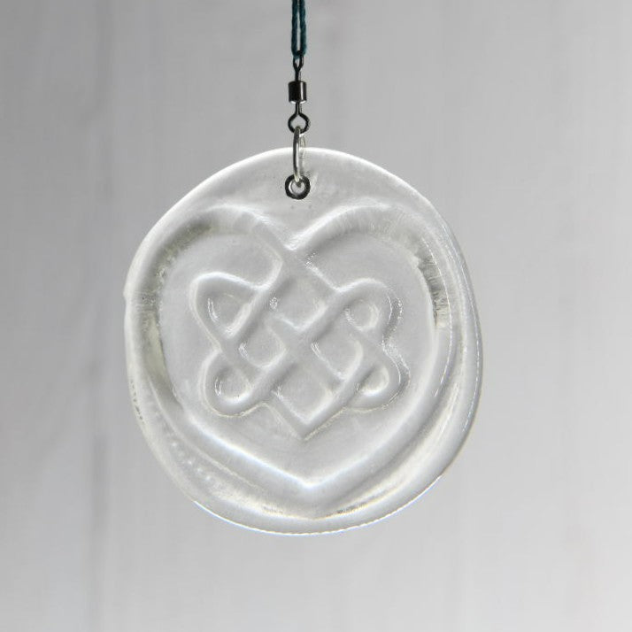 Celtic Knot Heart Suncatcher