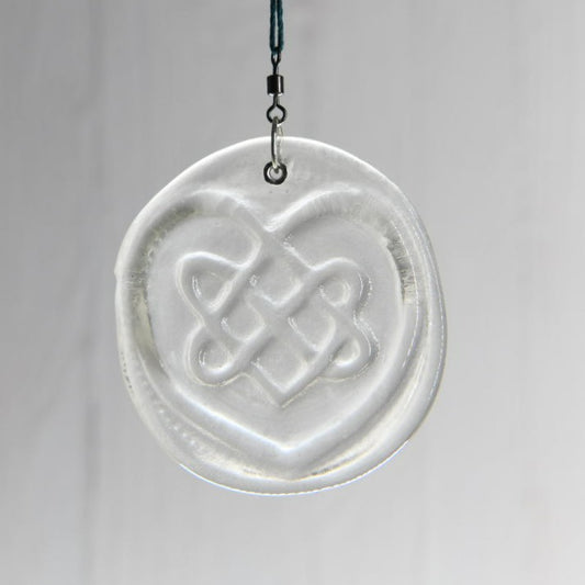 Celtic Knot Heart Suncatcher