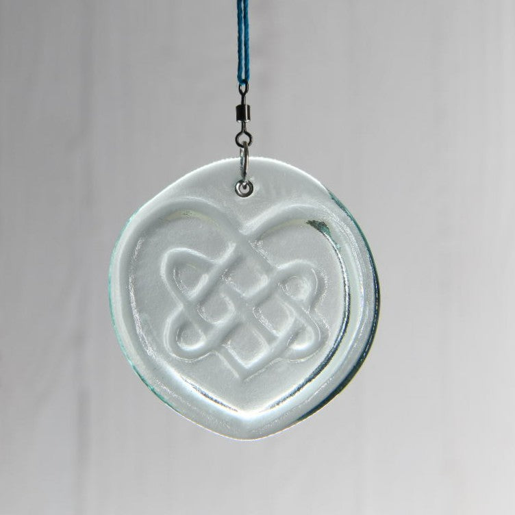 Celtic Knot Heart Suncatcher