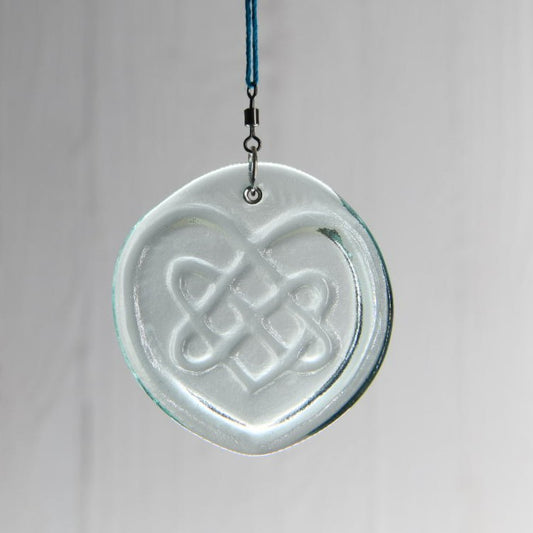 Celtic Knot Heart Suncatcher