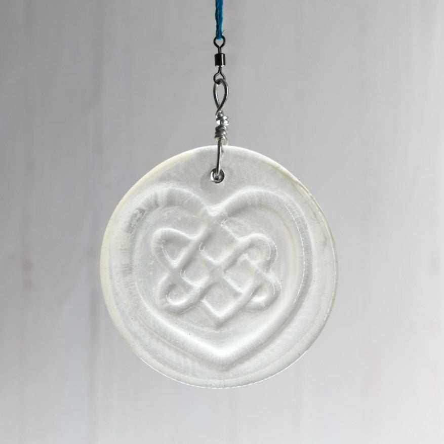 Celtic Knot Heart Suncatcher