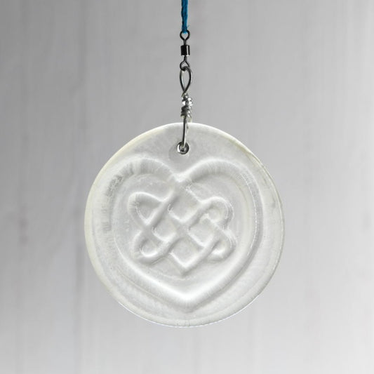Celtic Knot Heart Suncatcher