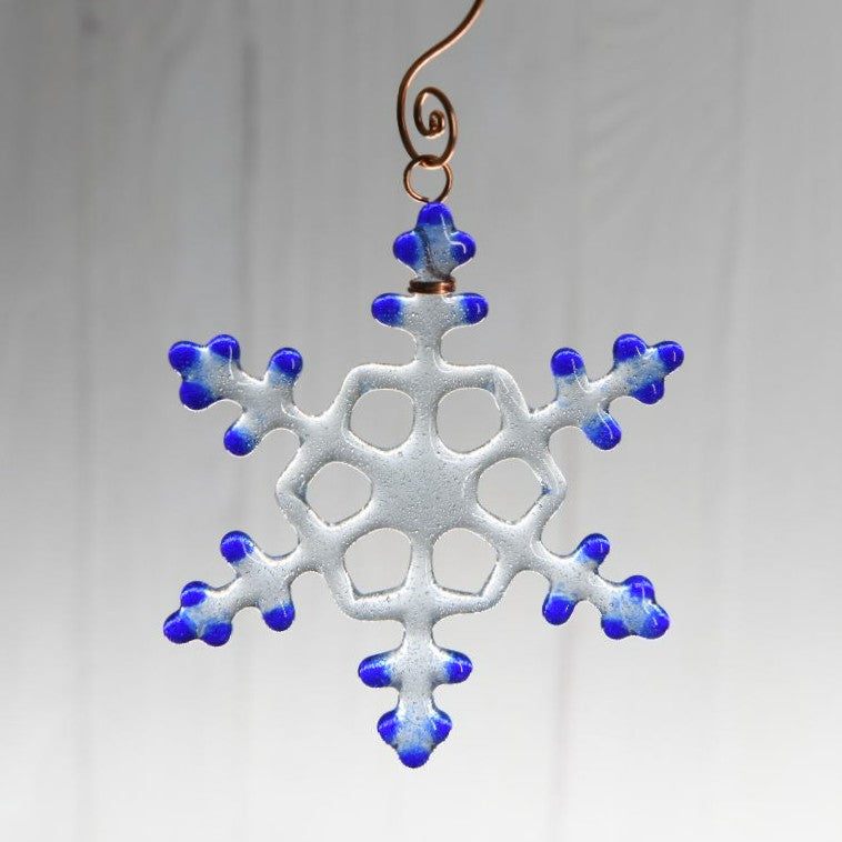 Small Glass Snowflake