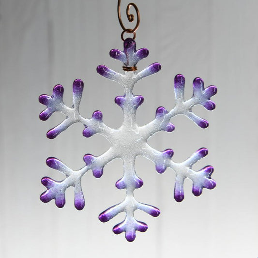 Small Glass Snowflake