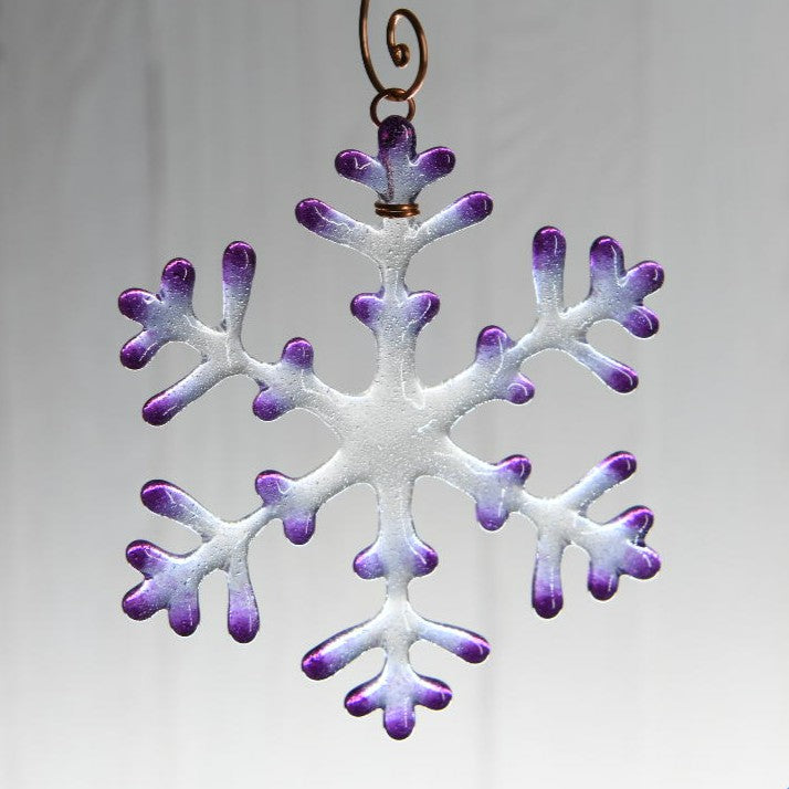 Small Glass Snowflake