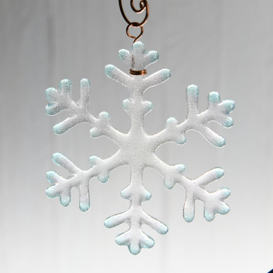 Small Glass Snowflake