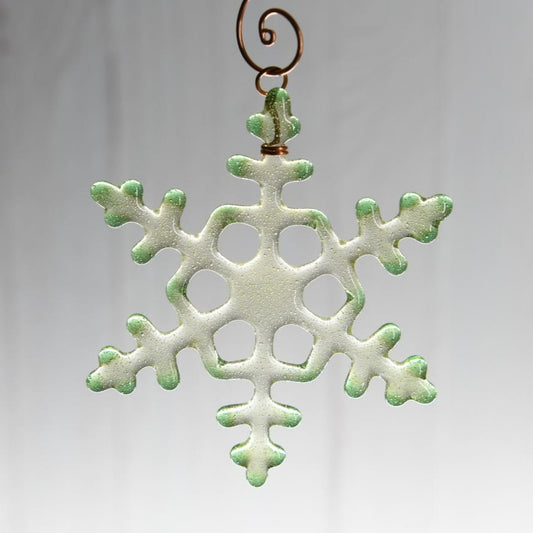 Small Glass Snowflake