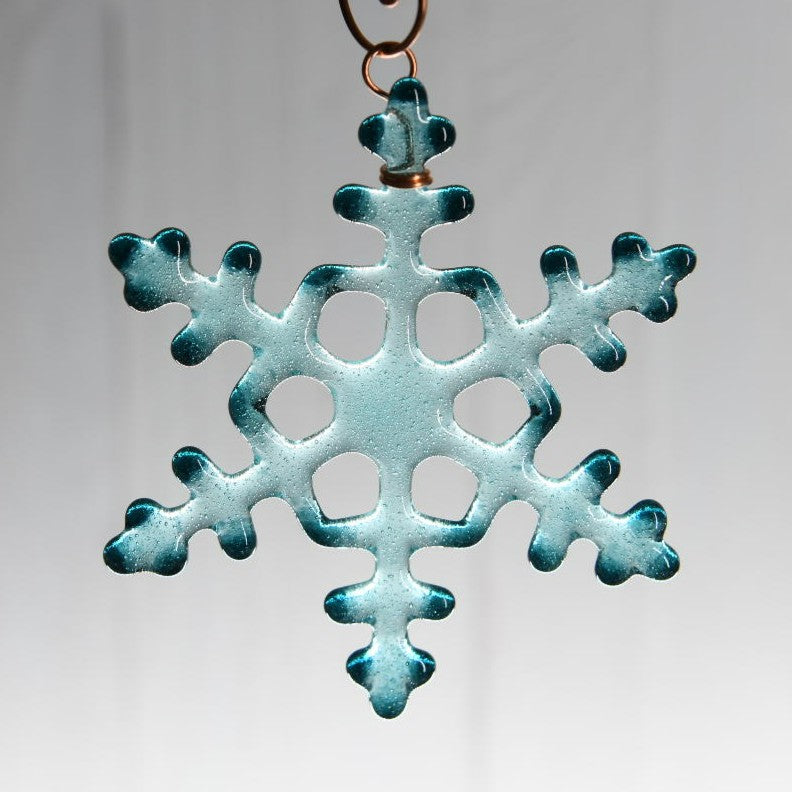 Small Glass Snowflake