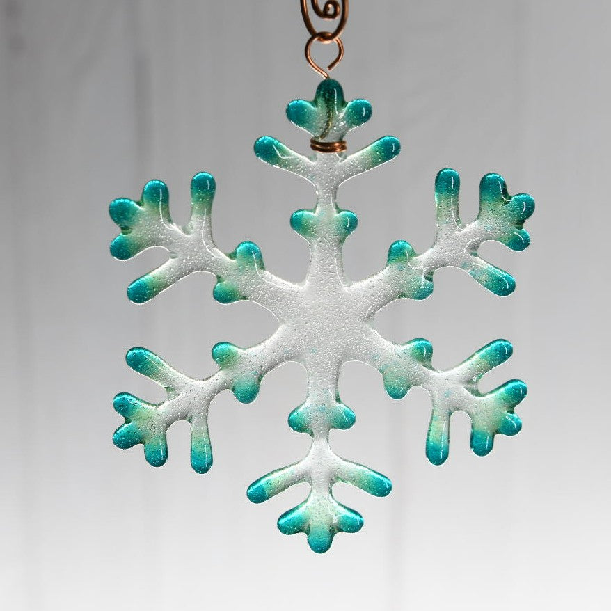 Small Glass Snowflake