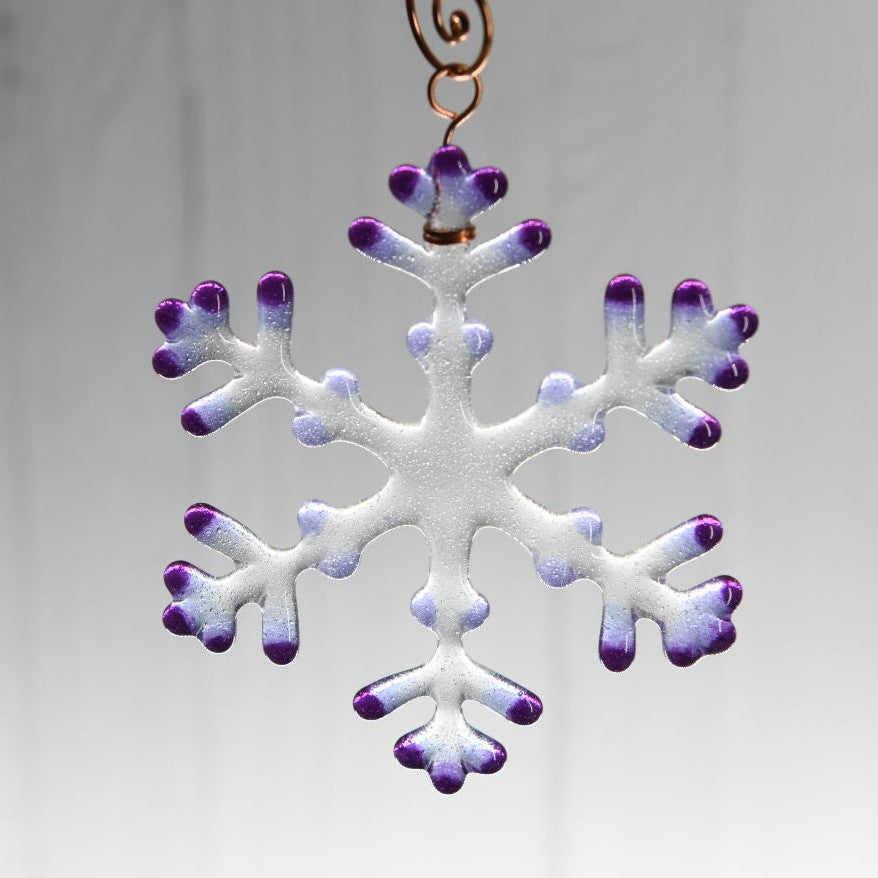 Small Glass Snowflake