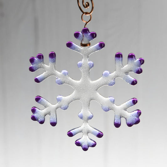 Small Glass Snowflake