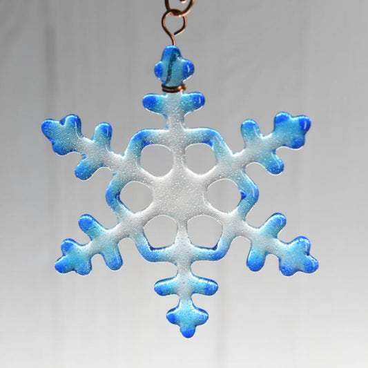 Small Glass Snowflake