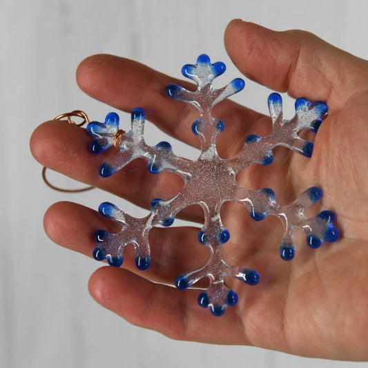 Small Glass Snowflake