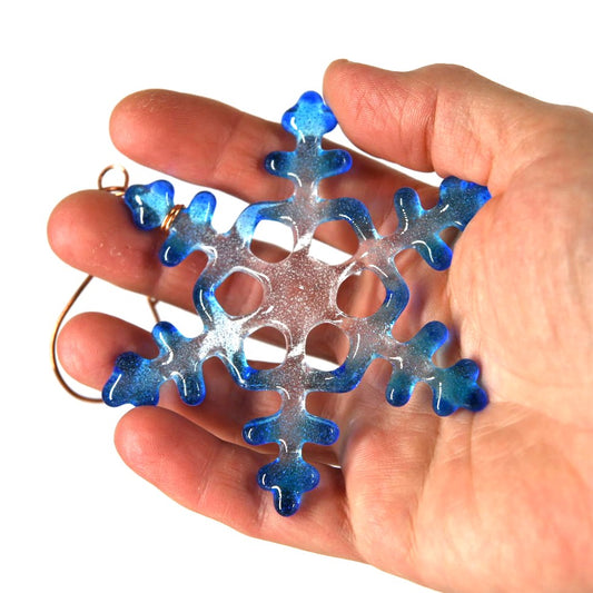 Small Glass Snowflake