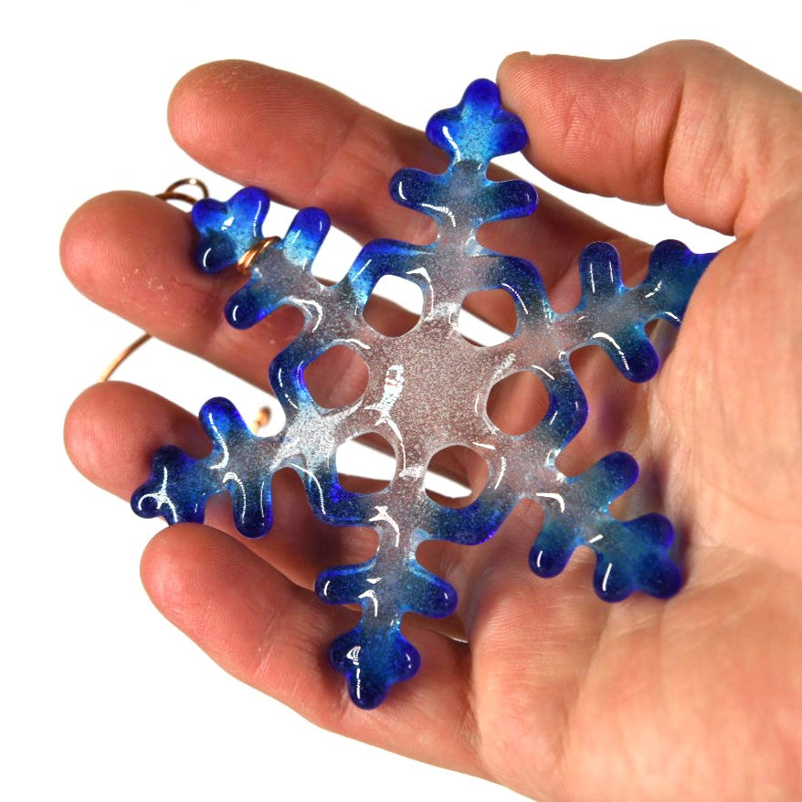 Small Glass Snowflake