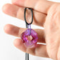 Pink Dichroic Glass Pendant