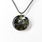 Bronze Dichroic Glass Pendant