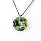 Green Dichroic Glass Pendant