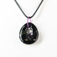 Multicolor Dichroic Glass Pendant