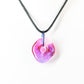 Pink Dichroic Glass Pendant