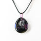 Purple and Pink Dichroic Glass Pendant
