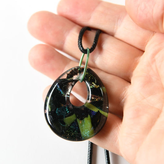 Dichroic Glass Pendant