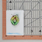 Yellow and Green Dichroic Glass Pendant