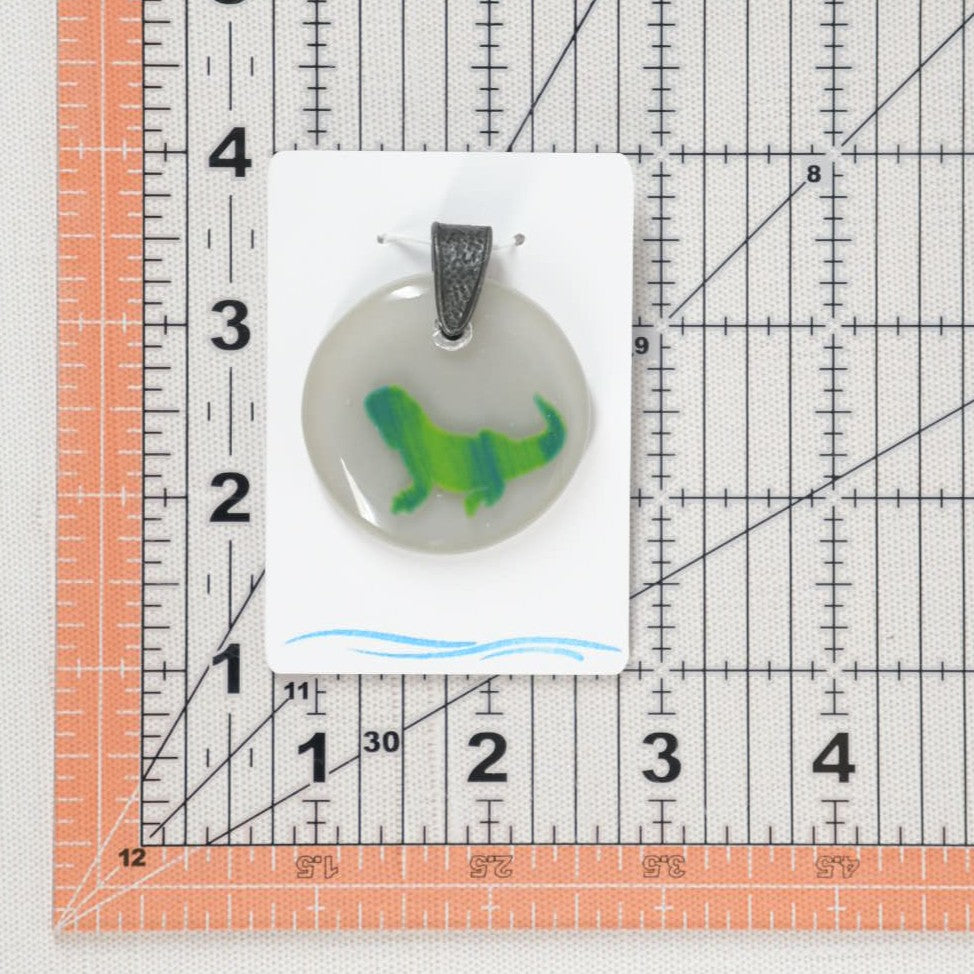 Glass Iguana Pendant