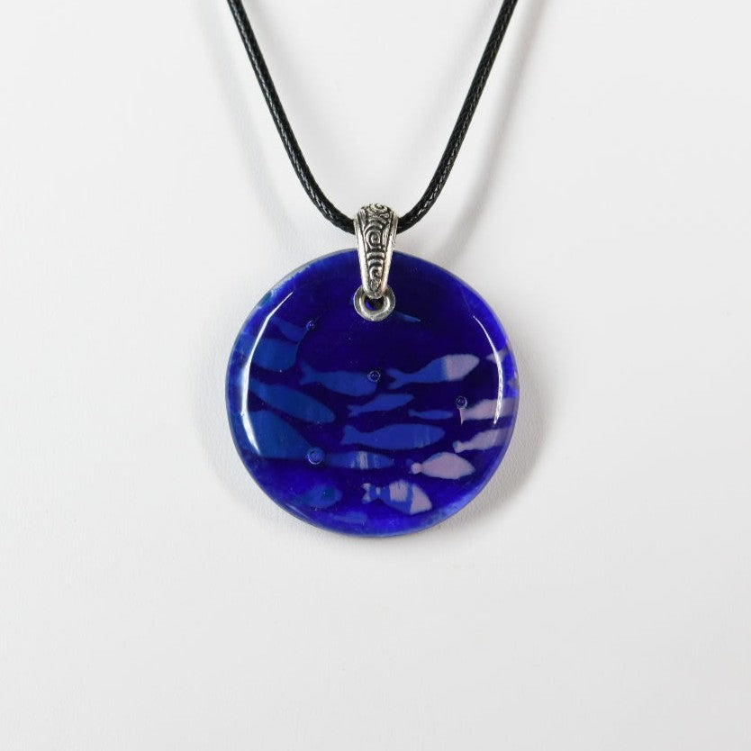 Glass School of Fish Pendant