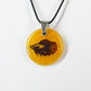 Glass Betta Fish Pendant