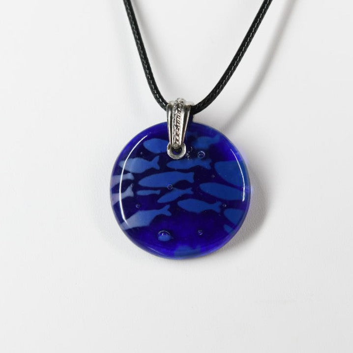 Glass School of Fish Pendant