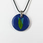 Glass Anthurium Leaf Pendant