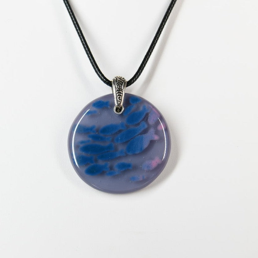 Glass School of Fish Pendant