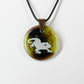 Glass Gecko Pendant